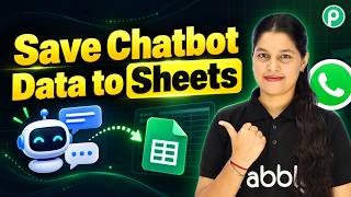 Details Save WhatsApp Chatbot Data to Google Sheets in 10 Minutes! Guide