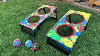 How to Build a Basketball Cornhole backyard game (step by step easy DIY)