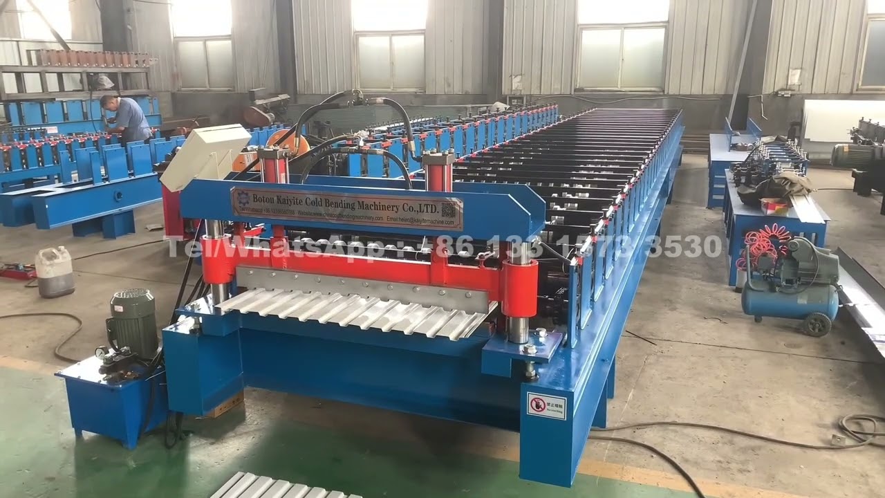 ROLLER SHUTTER DOOR PANEL ROLL FORMING MACHINE / COMMERCIAL ROLL-UP STEEL DOORS ROLL FORMER