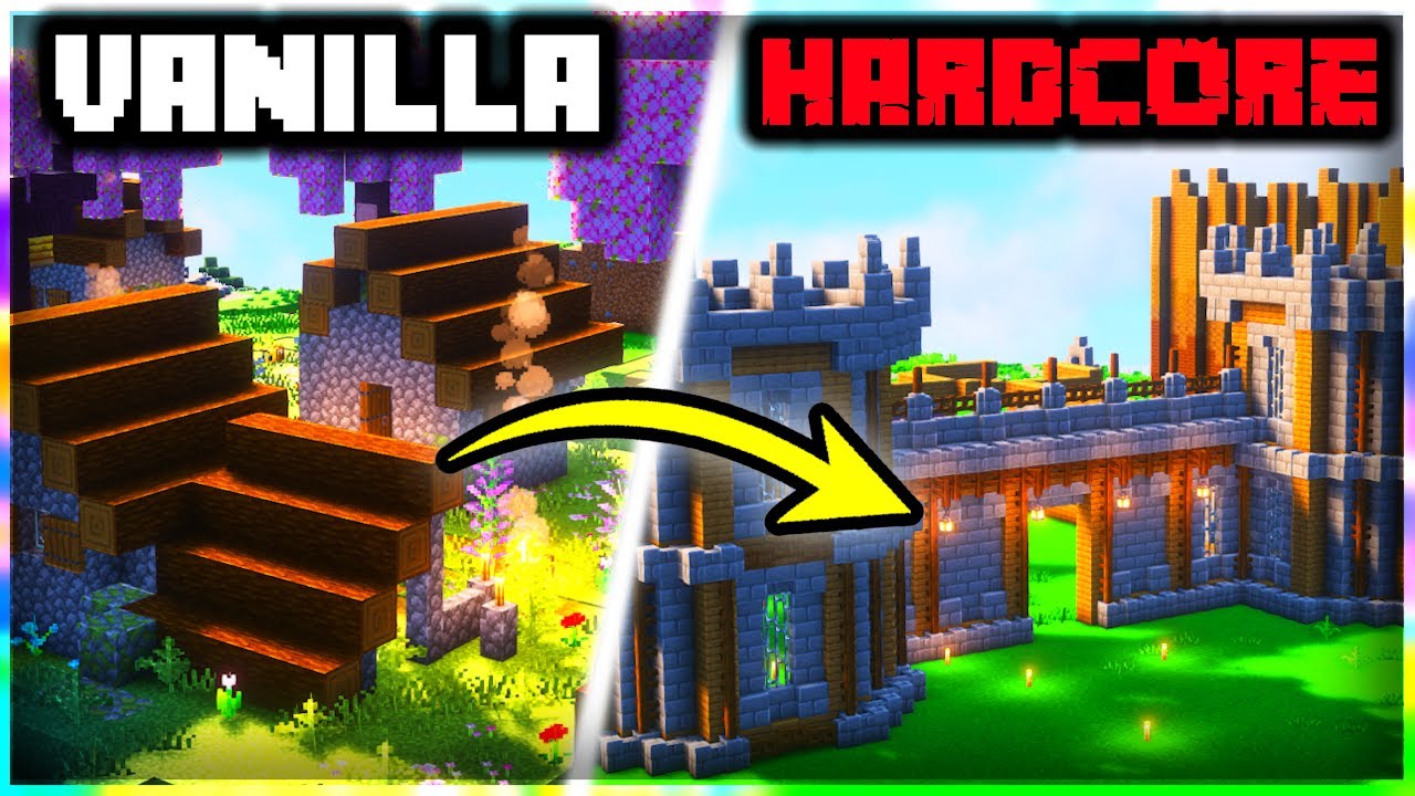 I BUILT a BETTER VILLAGE | Minecraft HARDCORE - YouTube