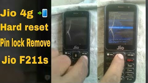 Jiophone F211s Hard reset /How to hard reset Jiophone F211s / Pin lock Remove