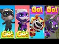 Talking Tom Hero Dash - Demon Outfits Attack On Bosses Kingdom Vs All Diamond Suits Fight New Battle
