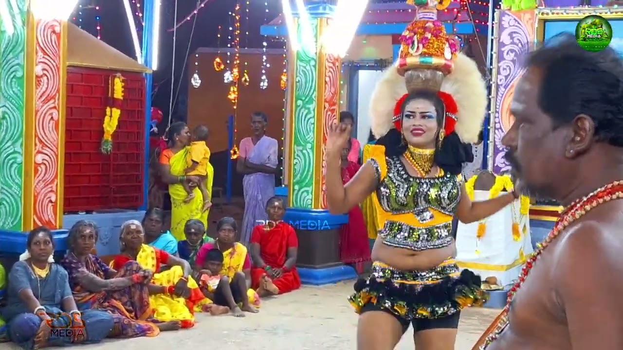 மெல்லிசை மன்னர்களின் நாதஸ்வர இசையில் நெல்லை புஷ்பராஜ் குழுவினரி‌ன் கலக்கல் கரகாட்டம் ll RDS MEDIA