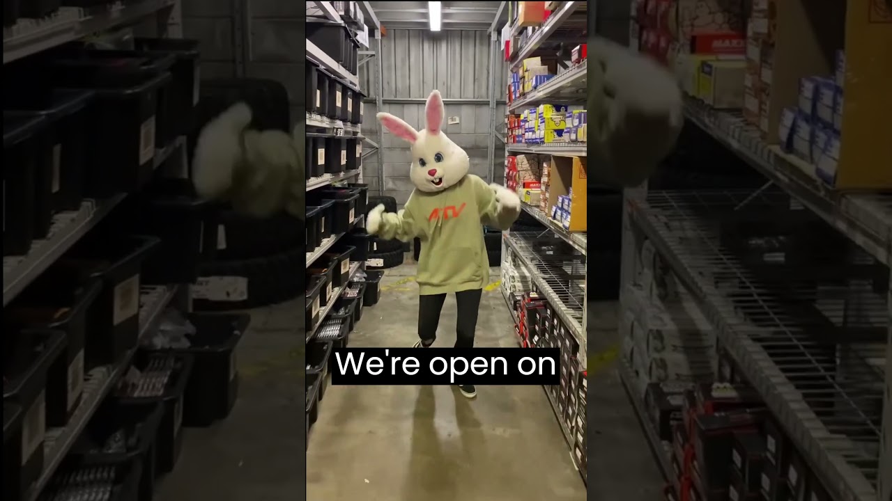 ATVstore Different Easter Hours! 🐰🎉 