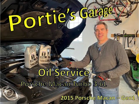 Porsche Macan (95B.1) Maintenance Series: Oil Service/Change - YouTube