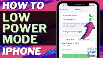 iOS 17: How to Enable/Disable Low Power Mode on iPhone