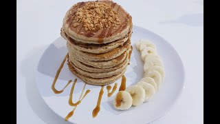 بان كيك 🥞 بالشوفان و الموز🍌 بدون دقيق و لا سكر و لا زيت لذيذ جدا و صحي للصغار و الرضع و الكبار 😋