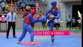 Full trận võ sĩ khổng lồ 2m22 đánh bại đối thủ, giành HCV hạng siêu nặng | VĐQG Vovinam 2024