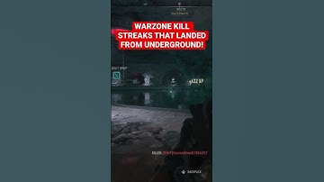 WARZONE KILL STREAKS THAT LANDED FROM UNDERGROUND! #shorts #callofduty #cod #warzone #gaming