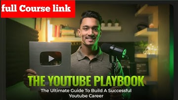 🔥 Saqlain Khan YouTube Course Full Link Download | The YouTube Playbook Course 🚀|No voice problem🔇