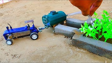 diy tractor - with water tanker machine | under 30 dollar science project || part 1