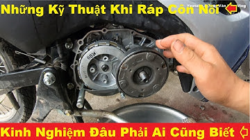 Kỹ Thuật Và Kinh Nghiệm Làm Côn Xe Máy | Assembling Honda clutch