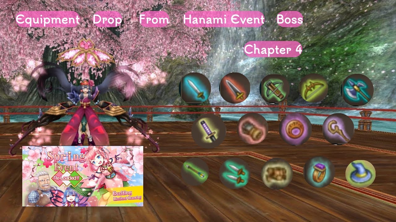 Hanami event boss equipment drops – Part 2 || Hanami Event || Toram ...