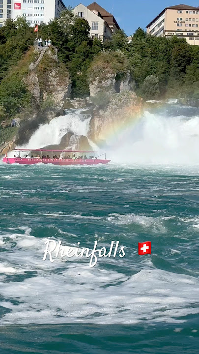 Powerful waterfall of Europe #switzerland #shorts