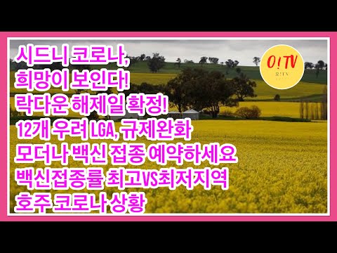 🇦🇺호주뉴스🌏 #9월20일 #희망이보이는시드니코로나, 안정세