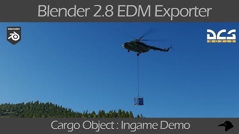 Blender 2.8 EDM Exporter - Cargo Mod Demo