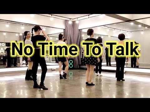 No Time To Talk - Line Dance #yoonylinedance#KarlHarryWinson