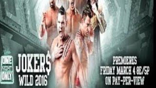 TNA One Night Only Joker's Wild 2016 - WWE 2K19 Full Card Playthrough