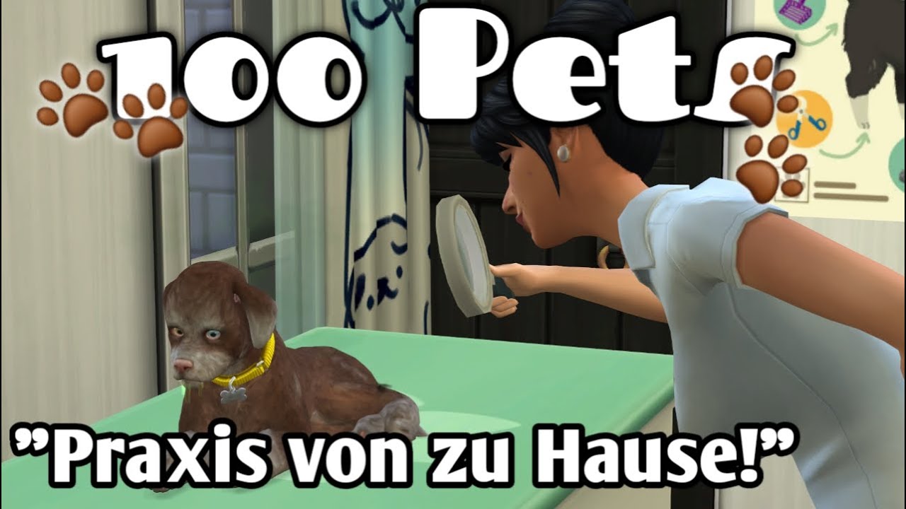 Eröffnung der TIERARZTPRAXIS 🐶 von zu HAUSE aus!🩺 Die Sims 4 -100 Pets Challenge | Part 1|natiko