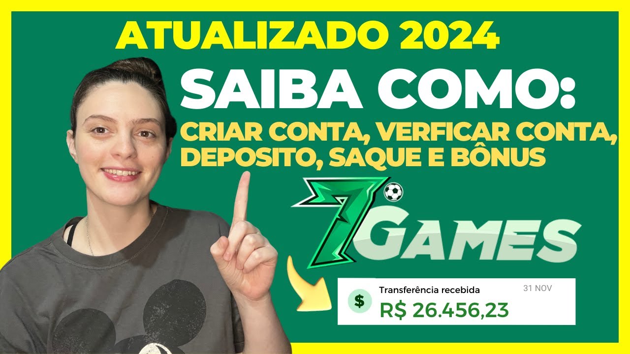 7GAMES BET 2024 - Como Criar Conta 7Games Bet 2024 ? Cadastro 7Games Bet  Cadastro ATUALIZADO!