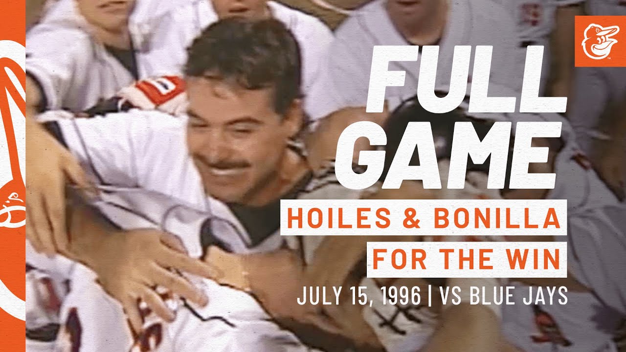 Bobby Bonilla Ties it & Chris Hoiles Walks it Off in the Ninth | Blue Jays at Orioles: FULL Game