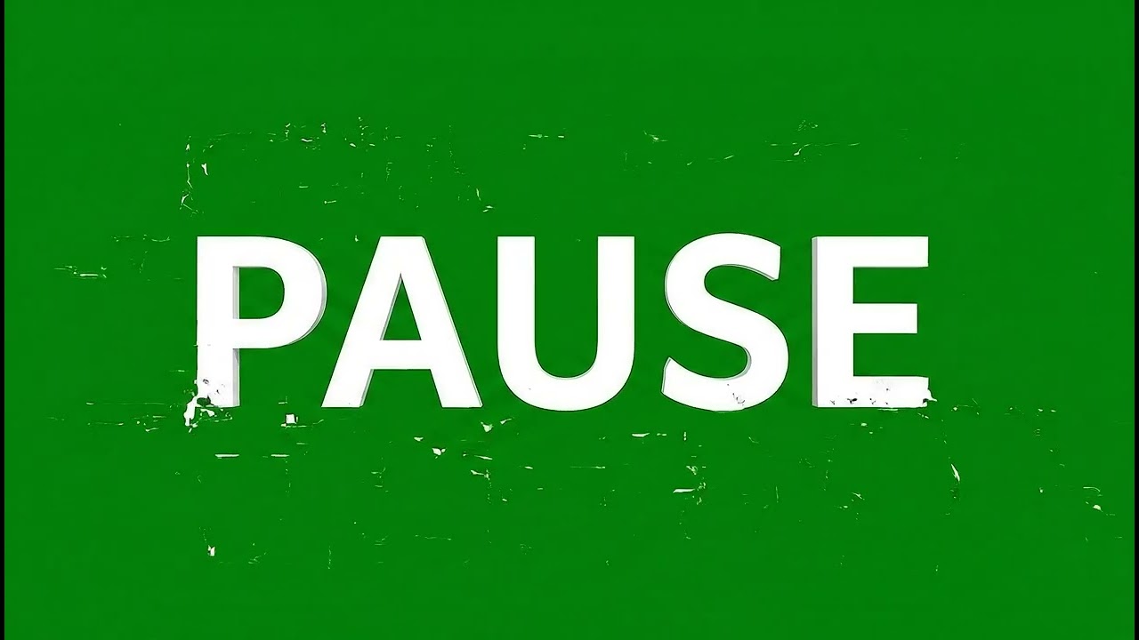 Intense Pause Green Screen FX for Action Edits - No Copyright