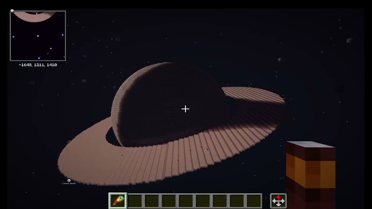 I made the solar system in Minecraft!!! 😃