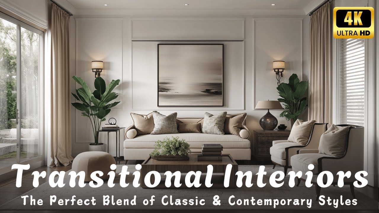 Transitional Interior Design – The Perfect Blend of Classic Traditional Comfort Contemporary Style