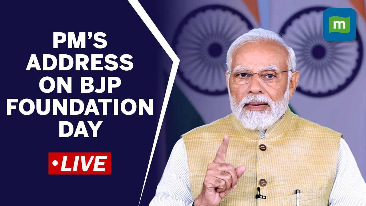Live: PM Modi Addresses BJP Workers On BJP’s Foundation Day