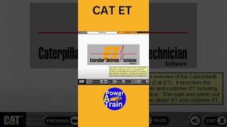 1- CAT ET. Electronic technician overview  #caterpillar #heavyequipment #eui