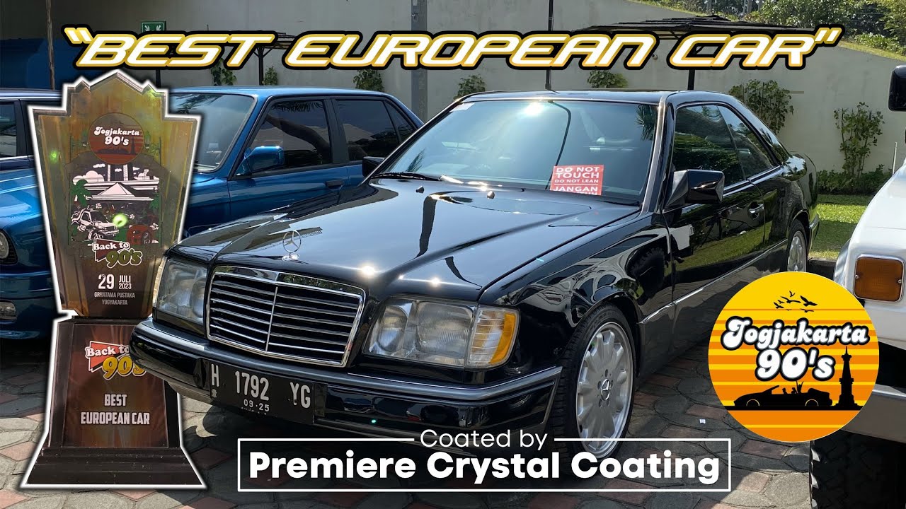 MERCEDES BENZ C124 300CE JOGJAKARTA 90s NANO CERAMIC CRYSTAL COATING