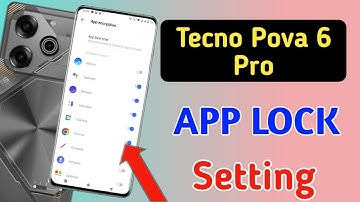 How to lock apps in Tecno pova 6 pro 5g / Tecno pova 6 pro me app lock kaise kare/app lock setting