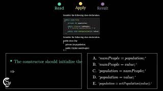 2024 AP CSA MCQ Question 17 - Constructor Instance Variable Initialization