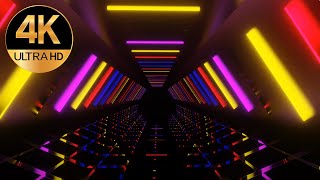 4 Hour 4k Hexagon Metallic Multi color Lights Mind Relaxing Meditation Abstract TV Video Background Wealth