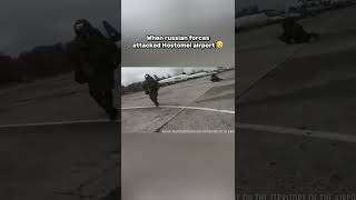When russian forces attack hostomel airport 😢