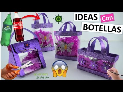 IDEAS with PLASTIC BOTTLES (Crafts with recycling)
