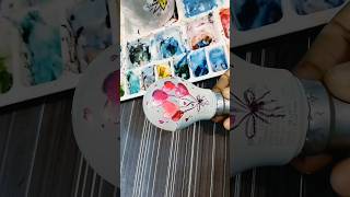 Light Bulb Painting🎈💡//DIY Idea #shorts #diy #diycraft #diy #diycraft #diyhomedecor #diycrafts