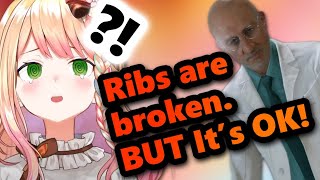 NENECHI broken ribs - She is OK [ Hololive/English sub ]