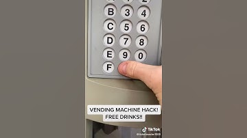 Cool vending machine hack