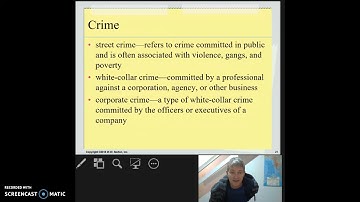 Introduction to Sociology 1 Lecture 7.3 Deviance and Social Control