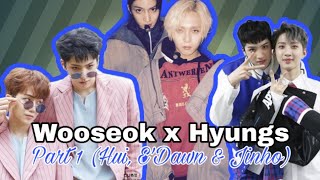 Pentagon Wooseok with Hyungs Part 1 |Hui, E'Dawn and Jinho