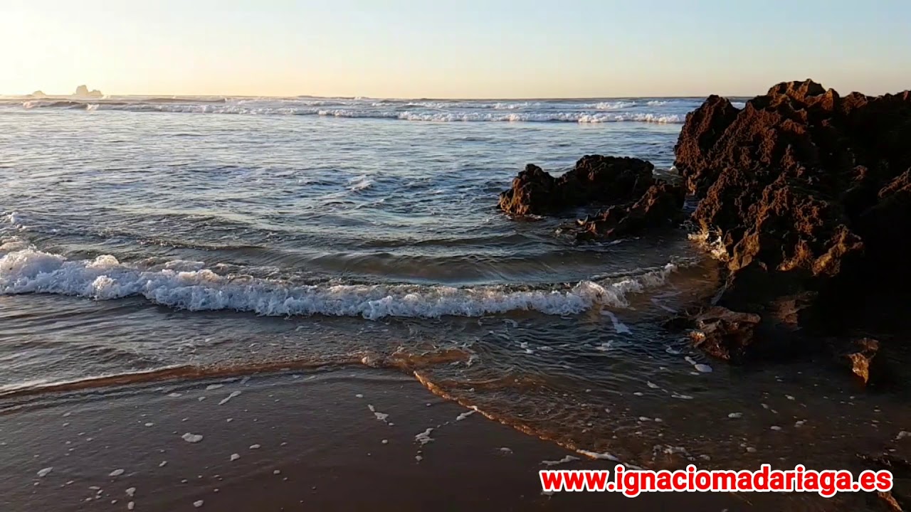 Sea slow motion - Playa de Valdearenas (17 Nov. 2017)