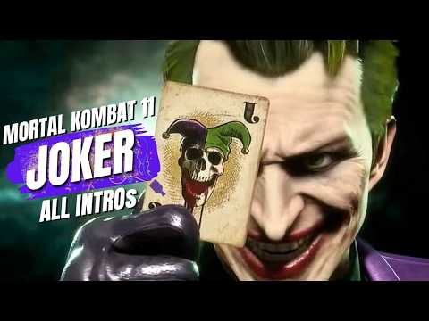 Joker All INTROs Mortal Kombat 11 
