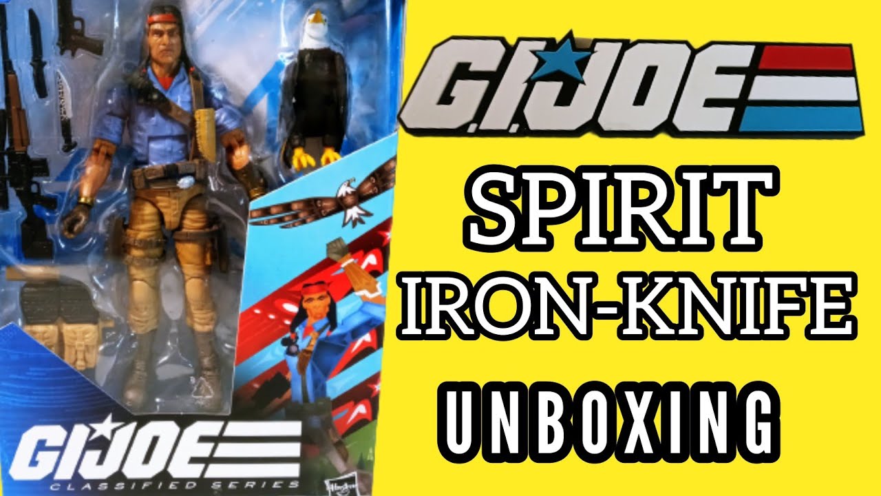 G.I. JOE SPIRIT IRONKNIFE Action Figure UNBOXING Classified Series
