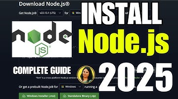 How to install Node.js in Windows 10/11 [2025 Update] | Download & Run Node.js in Easy Steps 🚀