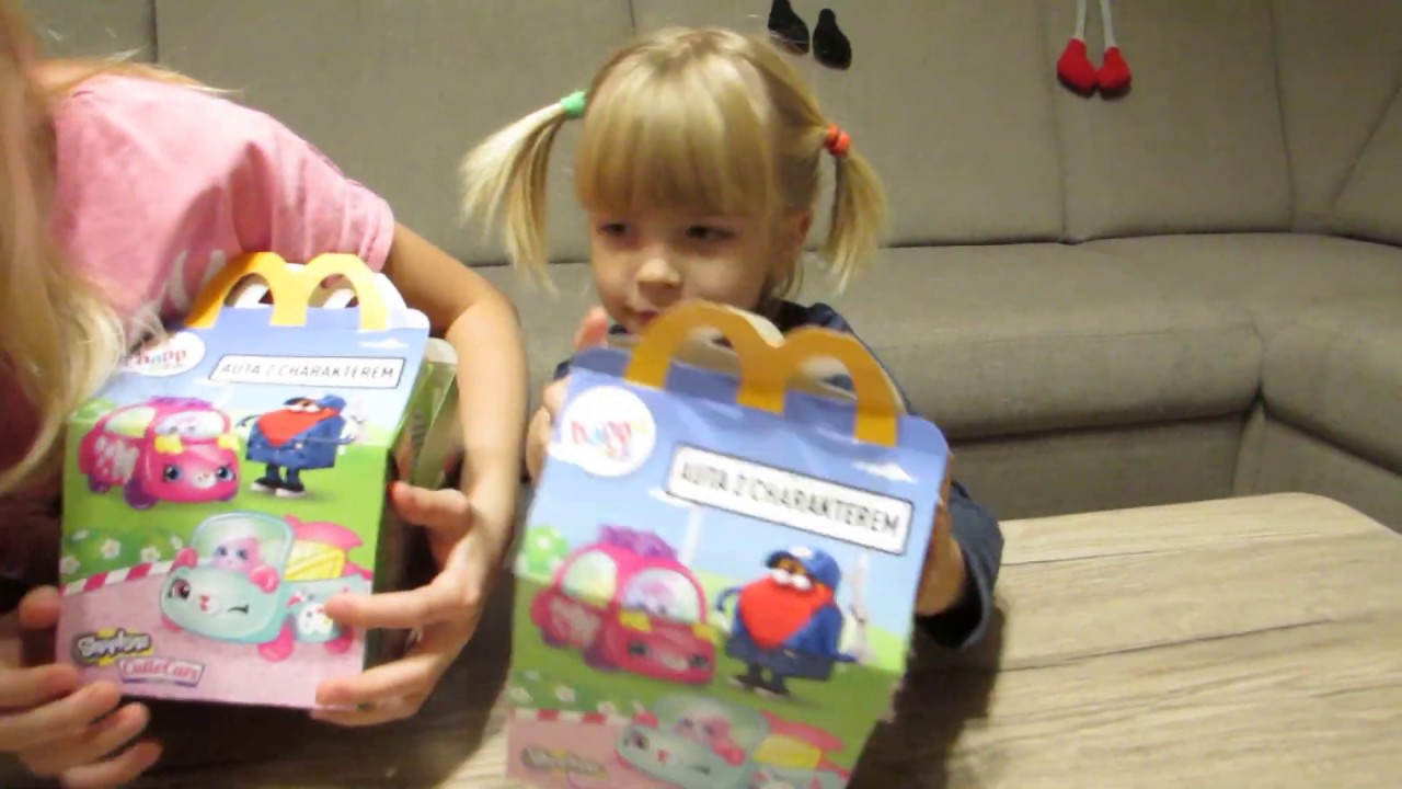 HAPPY MEAL Z MCDONALD'S SHOPKNISY I ZABAWKI DLA DZIECI MOJI POPSY YouTube