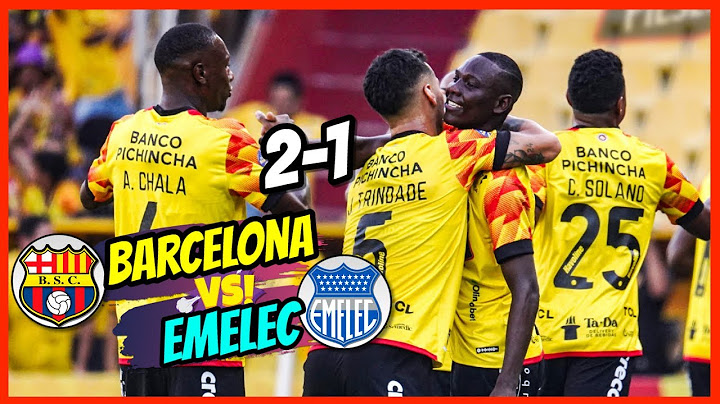 BARCELONA VS EMELEC 2 - 1 LIGAPRO FECHA 10 EN VIVO