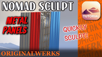Nomad Sculpt Tutorial: Metal Sheeting