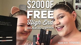 $200 OF FREE HIGH END MAKEUP?!!? || ASHLEY DEVINO