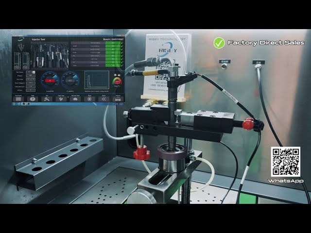 Risey's A-Series test bench supports testing Bosch piezo injectors.